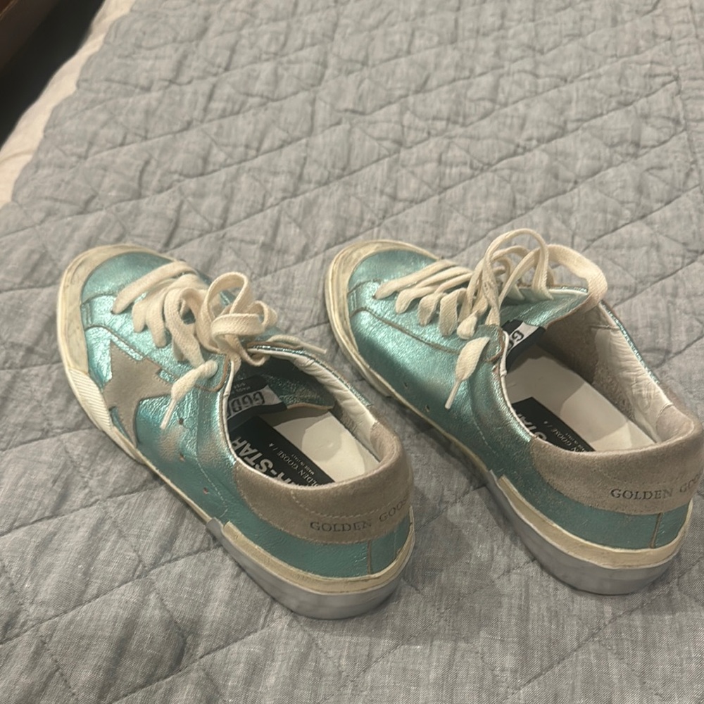 Golden Goose Teal Women's Shoes